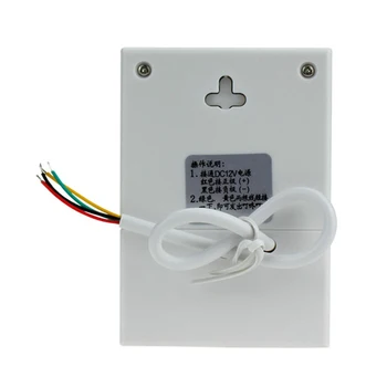 DC12V cable timbre de la Puerta con 4 cables timbre de la puerta no necesita batería de control de acceso dingdong bell ABS Para la Puerta de Control de Acceso del Sistema