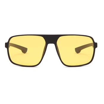 YAMEIZE de la Visión Nocturna del Controlador de Gafas de Gafas de Sol Polarizadas Gafas de sol de las Mujeres de los Hombres de color Amarillo Len Anti Deslumbramiento de Gafas Para la Pesca de Conducción