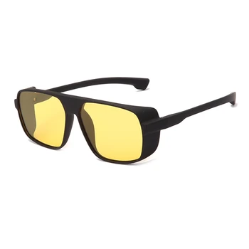 YAMEIZE de la Visión Nocturna del Controlador de Gafas de Gafas de Sol Polarizadas Gafas de sol de las Mujeres de los Hombres de color Amarillo Len Anti Deslumbramiento de Gafas Para la Pesca de Conducción