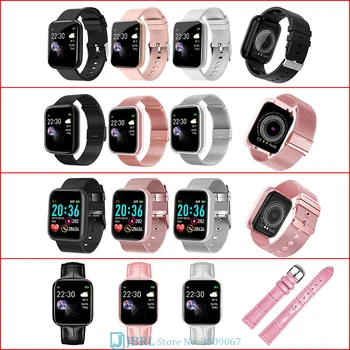 Nueva Plaza de Reloj Inteligente Mujeres Hombres Smartwatch Para Android IOS Electrónica Inteligente Reloj de Fitness Tracker Deporte de Bluetooth Smart-watch