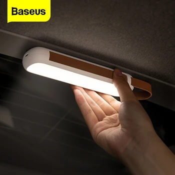 Baseus Luz USB Magentic Solar LED de la Lámpara del Coche de Iluminación de Emergencia Recargable USB Auto de la Lámpara de Lectura Luz de Noche Para la Casa de Acampar