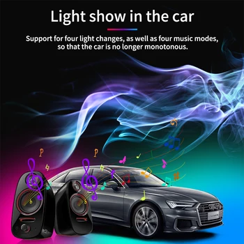 Coche Estilo Led RGB Luz de Tira de la Atmósfera de la Lámpara de las Luces Interiores Accesorios Para el Tesla model 3 S X Y