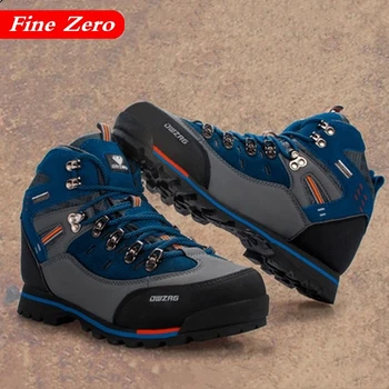 Nueva Calidad de Senderismo Impermeable Zapatos antideslizante Desgaste de la Montaña de los Zapatos de Escalada al aire libre Senderismo Botas de los Hombres de la Caza de Trekking Zapatillas de deporte de los Hombres