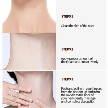 MICAOJI Cuello Crema para Quitar Líneas de Cuello Hidratante Nutritiva, Reafirmante Anti-arrugas de Blanqueamiento Reafirmante Cuidado de la Piel para el Cuidado del mástil 120