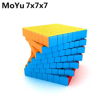 MoYu Cubicación Aula Meilong 7x7x7 Magic Speed Cube Profesional Stickerless Rompecabezas de Cubos de Juguetes Educativos Para Niños de Cubo