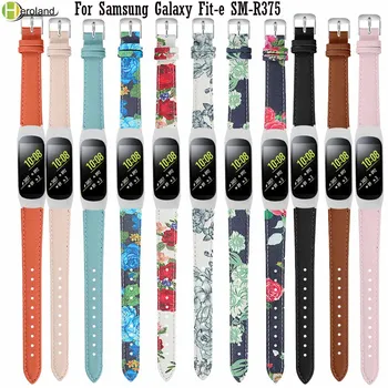 La moda Premium Retro Pulsera de cuero Para Samsung galaxy fit SM-R370 smartwatch Pulsera galaxy fit-e SM-R375 Correa de Reloj