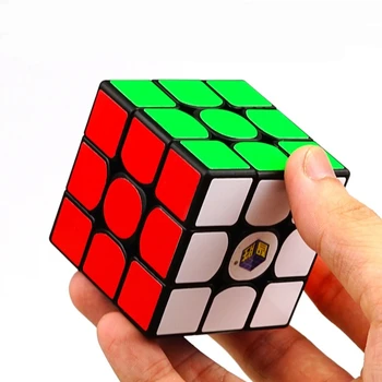 Entrega rápida Yuxin poco cubo mágico de 3x3 Pegatina menos Cubo de 3x3x3 cubo de la Velocidad Profesional cubo mágico puzzle juguetes para los Niños