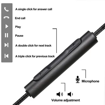 Fasgear Auriculares de 3,5 mm En la Oreja con Cable de Micrófono Control de Volumen de Auriculares Estéreo de la Música de los Auriculares para el iPhone Samsung S9 S10 Xiaomi iPad