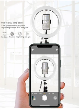 11.8 pulgadas 30cm LED de Dimmable LED del Selfie Anillo de Luz de Youtube de la creación de videoblogs Fotografía Vídeo del Teléfono Luces y soporte para Teléfono y mando a distancia
