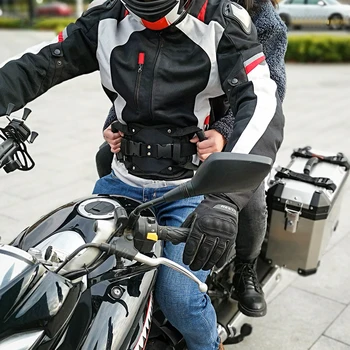 Universal de la Motocicleta del Cinturón de Seguridad de Motocross ATV Pasajero en el Asiento Trasero Agarrar el Apoyabrazos de la Manija antideslizante Correa de Protección de Tela Oxford
