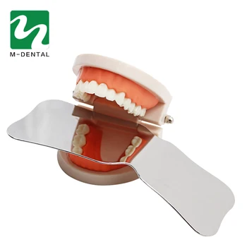 2 piezas de Acero Inoxidable de la Fotografía Espejos esterilizable en autoclave Intra-Oral Ortodoncia Implantes Reflector Clínica de Instrumentos Dentales
