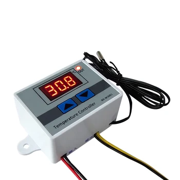 Controlador de Temperatura Digital 12V/24V/220V de la Calidad de Regulador Térmico Termopar Termostato Con Display LCD XH-W3001