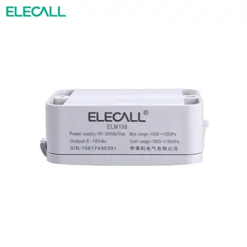 ELECALL ELM108 micro transmisor de presión diferencial de Aire transmisor de presión sensor de presión 0-5000 pa 0-5V 0-10V