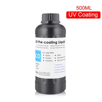 500ML Sin Olor UV Recubrimiento Líquido UV De cama Plana de la Impresora Puede Imprimir En Suave Material de Vidrio Acrílico de Madera UV Pretratamiento de la Solución