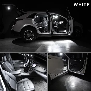 12pcs Brillante Auto Interior con LED Blanco de las Bombillas Canbus Kit Para el período 2007-2010 Chrysler Mapa de la Cúpula de la Vanidad Espejo de la Lámpara