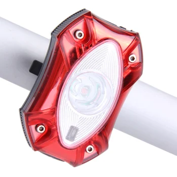 Raypal 3W Recargable USB Trasero de la Bicicleta Luz Impermeable de la luz trasera Bicicleta LED Brillante de Seguridad Ciclismo Accesorios de Moto