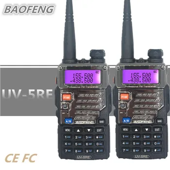 1/2/3/4 BAOFENG UV-5RE Walkie Talkie Actualización de la radiación UV-5R de Mano de Jamón CB Estación de Radio Amateur UHF VHF Transceptor de HF de Woki Toki Escáner