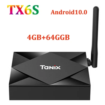 TANIX TX6S Inteligente Android 10.0 Cuadro de TV de 4 gb de RAM y 32 GB 64 GB ROM Allwinner H616 WiFi Reproductor Multimedia 4K 6K HD 2GB 8GB Set Top Box TX6S