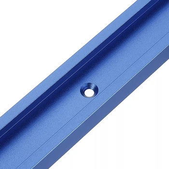 Azul 300-1000 mm de ranura en T en T-pista de Inglete Pista Jig Fixture de la Ranura de 30 x 12.8 mm Para Sierra de Mesa Router de la Tabla de Herramienta de Carpintería - 1000mm