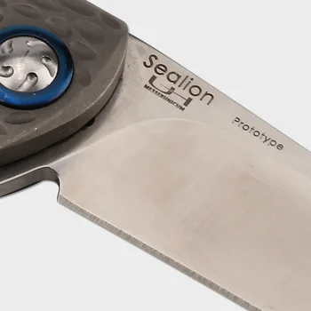 Kizer mini cuchillo plegable Ki4509 Sealion s35vn hoja de acero de titanio 6AL4V mango de alta calidad de la EDC, cuchillo de bolsillo al aire libre de la herramienta de mano