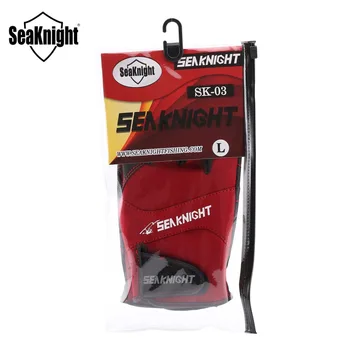 SeaKnight SK03 Pesca Guantes 1 Par/Lote Práctica 3 Corte de Dedo de Diseño L XL XXL Exterior Transpirable Guantes de Neopreno Material de la PU