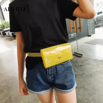 La Moda claro Playa Cinturón de Fanny Packs de Mujer de Verano de Nueva 2019 PVC, Bolsos de las Mujeres Señoras Niñas Transparente Jelly Pecho Bolsos