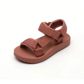2020 Nuevas Llegadas Sandalias Para Niñas y Niños, Zapatos de Playa Casual Sport Sandalias Planas Suave de TPR Suela de Niños, Zapatos de Verano de la UE 21-36
