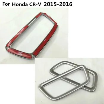 Delantera del coche del ABS cromado Aire acondicionado Salida de Ventilación estilo guarnición de la cubierta del marco de recorte 2pcs Para Honda CRV CR-V 2016