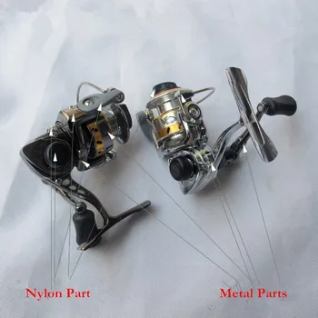 Envío Gratis Mundial Más Pequeños Carretes De Pesca De Full Metal Mini Hielo Señuelo De Invierno Carrete De Spinning