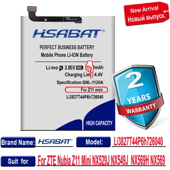 Original HSABAT 4000mAh de la Batería para ZTE Nubia Z11 Mini NX529J Nubia Z11 miniS NX549J Z17 mini NX569H NX569 NX529J