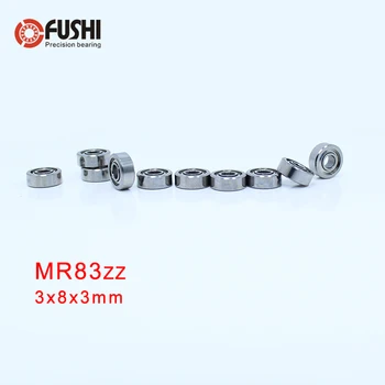 MR83ZZ Rodamiento ABEC-1 ( 10 PCS ) 3x8x3 mm Miniatura MR83 ZZ Rodamientos de Bolas MR83Z