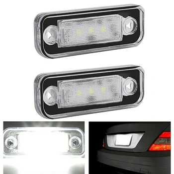 El LED de la Placa de la Licencia Lámpara de Luz Libre de Errores para el Benz de Mercedes W203 5D W211 R171 W219