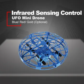 OVNI Mini Drone Sensor de Infrarrojos OVNI Volando Juguete Gesto de Inducción de Aeronaves para los niños los niños Juguetes de modelos