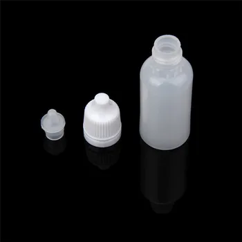 100PCS /50PCS/25PCS 15ml de Plástico Vacías Exprimible Gotero de viaje Botellas de Ojos Líquido Gotero Fácil de llevar P#