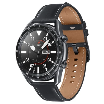 Para Samsung Galaxy Watch3 41 mm/45 mm Bisel Adhesivo borde de la Cubierta de la caja de Acero Inoxidable reloj Inteligente accesorios Protector de Marco