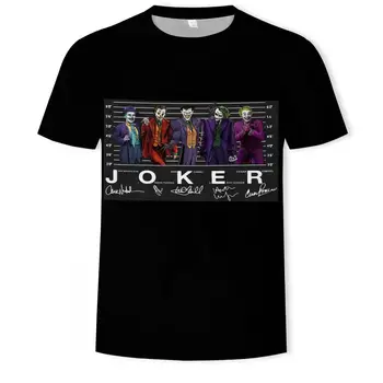 3D payaso T-shirt Hombres Joker 3D Completo de Impresión de la Moda de manga corta Camisetas harajuku HIP-HOP Camiseta Tops de Verano