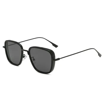 La moda Steampunk Gafas de sol de Marca Diseño de Marco de Metal de los Hombres de la Vendimia de Punk Gafas de Sol UV400 Gafas de sol Tonos Oculos de sol