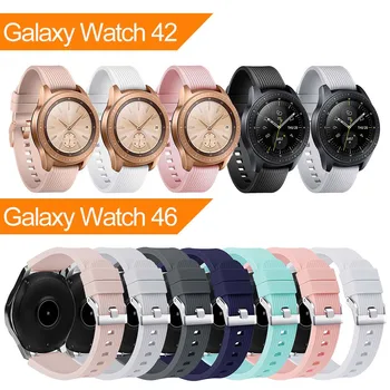 Correa de reloj para Samsung Galaxy Reloj 3 41/45/46/42 mm de Suave Silicona Pulsera Garmin Vivoactive 3/Vivomove HR 20MM/22MM Correa de