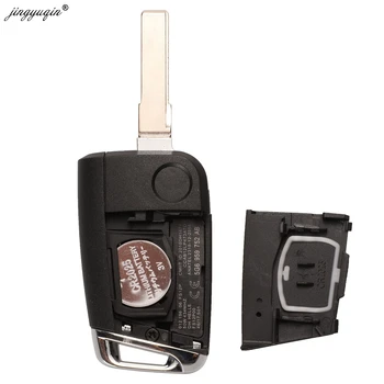 Jingyuqin Keyless-go/Media Smart Remote Clave de 434MHz MQB ID48 para VW, Seat, Golf7 MK7 Touran Polo Tiguan 5G6959752AB BB 6V0959752D /P