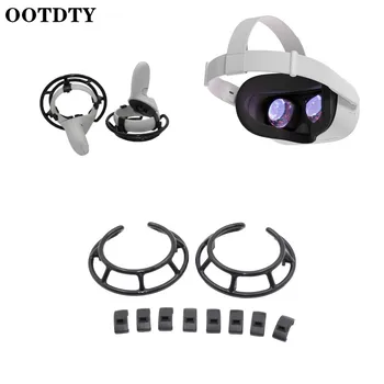 VR Accesorios Para Oculus Quest 2 VR Headset Controlador de Fijador Manejar Parachoques Protectora soporte Para Oculus Quest2 Vr Gamepad