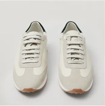 Marchita Inglaterra de Estilo de la Moda de Cuero Genuino Suave Comodidad Vulcanizado Zapatos Zapatillas de deporte de las Mujeres Zapatos de Mujer zapatos de Entrenamiento de las Mujeres