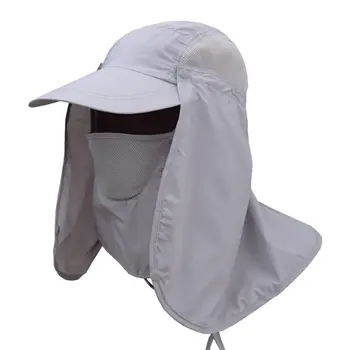 El Deporte al aire libre Senderismo de la Visera del Sombrero de Protección UV Cara Cubierta de Cuello de Pesca de Sol Protcet la Tapa de la Nueva Llegada
