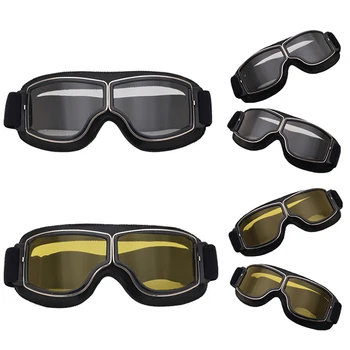 Retro al aire libre de Motocross y Off-Road Montar en Motocicleta a prueba de viento Gafas Gafas gafas de Parabrisas