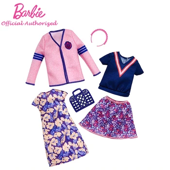 La moda de Barbie Ropa Accesorios Diferentes Vestido de Falda de Zapatos Para 28cm Muñeca de Juguete Hermosa Barbie Bolsa de Mano Para el Niño de Juguete