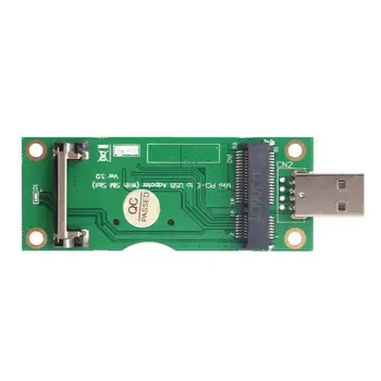De alta Calidad Mini Wireless PCI-E Tarjeta de la Ranura de Adaptador USB con SIM de 8 pines para WWAN/LTE Módulo