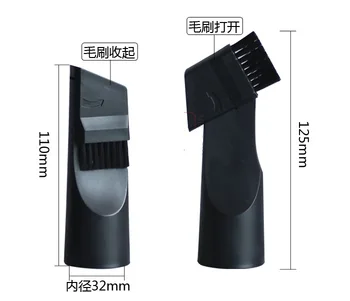 Multifunción universal 32mm aspiradora partes accesorios pequeños de la boquilla de cepillo de piso, herramientas bolsa de filtro de envío Gratis