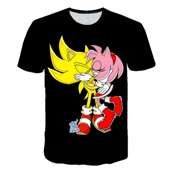 Ropa de niños Camiseta Sonic, Sonic the Hedgehog 4 5 6 7 8 9 10 11 12 13 14 en los Años T-Shirt Para Ropa de Niños del Bebé de Niña de las Tops Camiseta