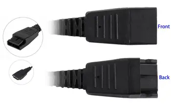 VoiceJoy centro de llamadas del Auricular conector USB CONECTOR adaptador de cable con ajuste de volumen y Silencio del Micrófono interruptor de GN auricular