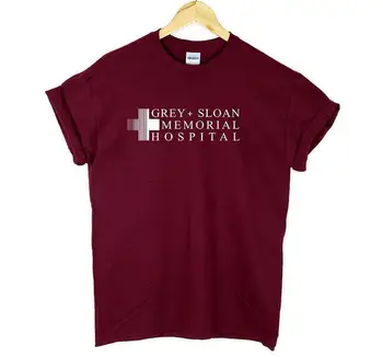 Grey Sloan Memorial Hospital de las Mujeres camiseta Casual de Algodón Hipster Funny t-shirt Regalos Para Dama Yong Chica Top Tee de Nave de la Gota ZY-278