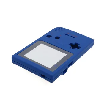Cltgxdd Completo de la Cubierta de la caja de la Vivienda de Sustitución de la carcasa para Gameboy Pocket Consola de videojuegos para el GBP Blanco Naranja Caso de Shell con Botones